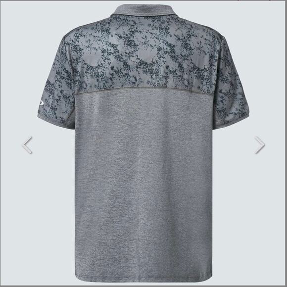 Oakley Men’s Sand Block Short Sleeve Polo size Large Dark Slate - Picture 7 of 13